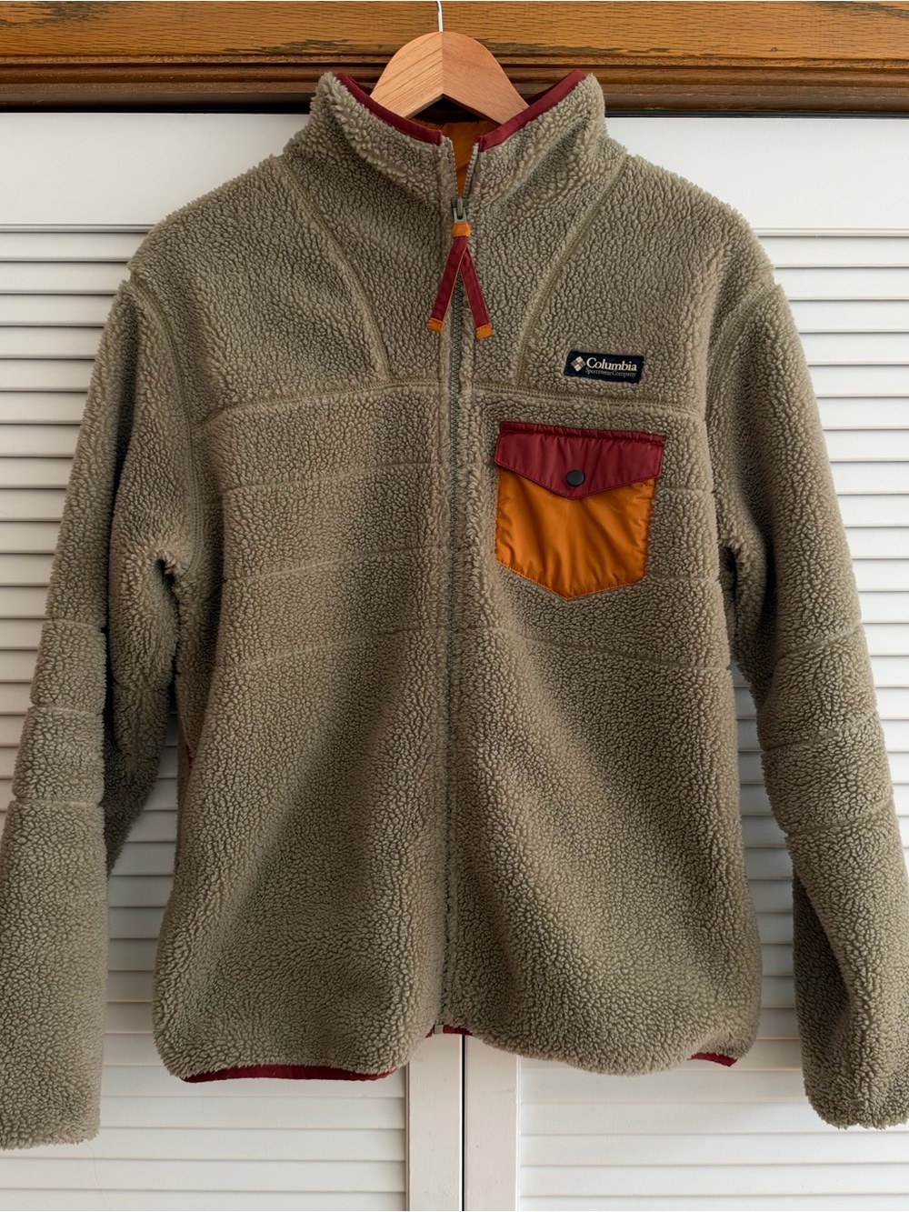 Columbia Women’s Sherpa Fleece Jacket with Contrast Pocket